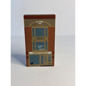 VTG The Cat's Meow Village 1998 Boyd's Drug Store Series XI Wooden Display
